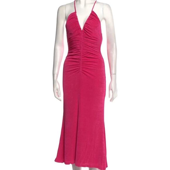 MISHA Elm Dress in Raspberry Pink size US 8 AUS12 UK 12 Originally $330 NWT